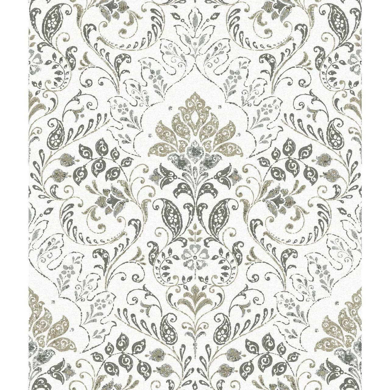 RoomMates Persian Damask Peel & Stick Wallpaper